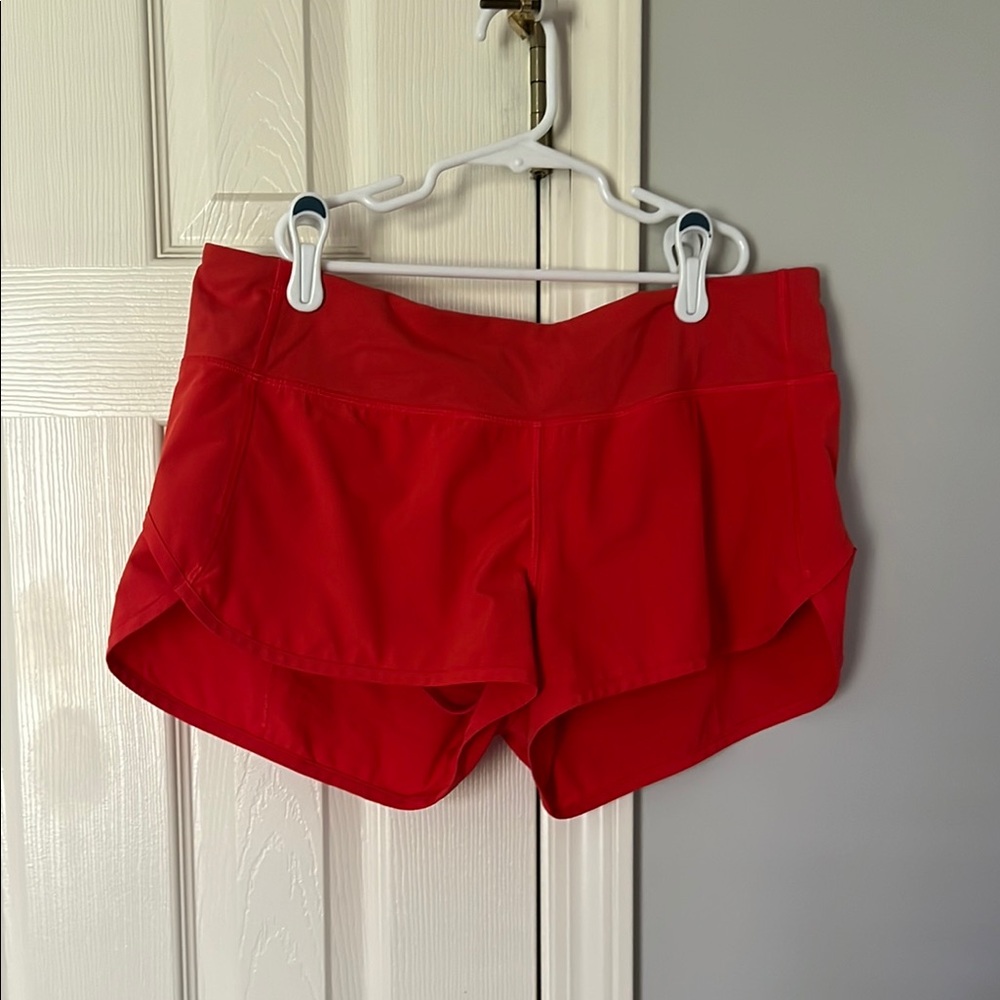 Lululemon Women's Burnt Orange Athletic Shorts